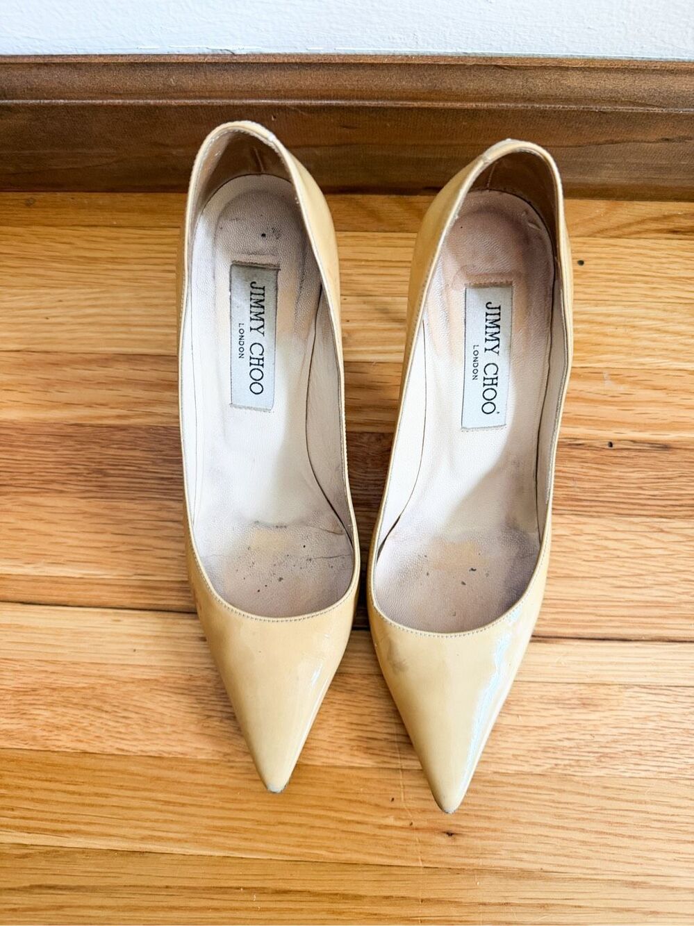 Jimmy Choo Patent Leather Heels Size 36.5 - Picture 5 of 6